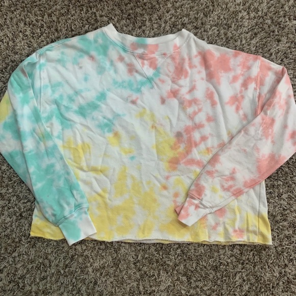 Cropped tie dye sweater sheisbtq - Picture 3 of 7